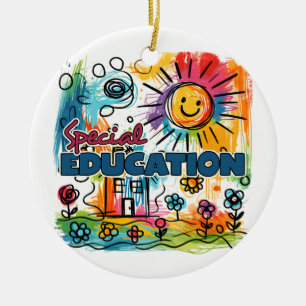 Teacher Gift Special Education Ceramic Tree Decoration