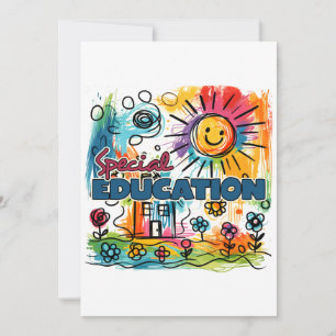 Teacher Gift   Special Education Invitation