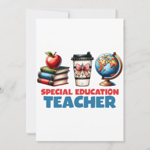 Teacher Gift Special Education Teacher Card