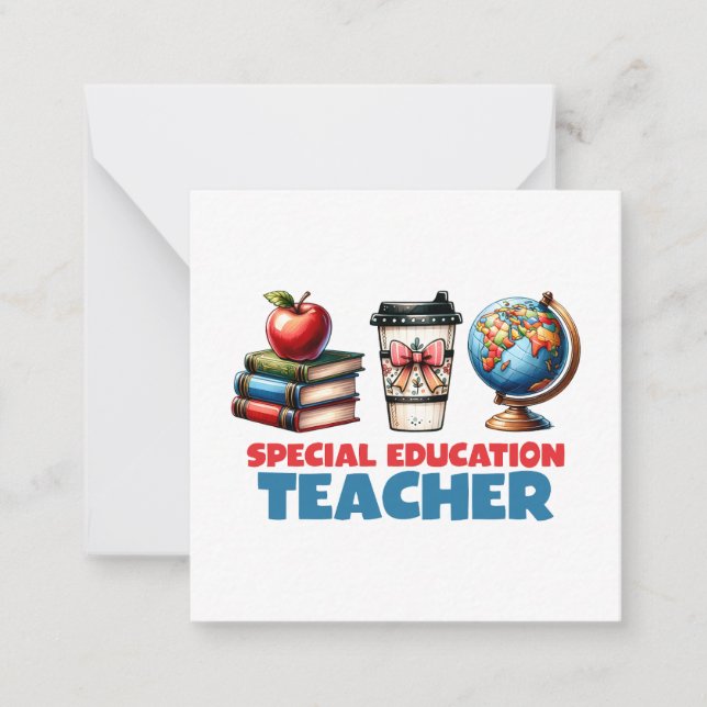 Teacher Gift | Special Education Teacher Card (Front)