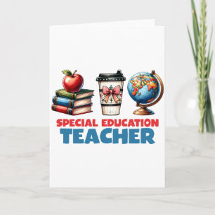 Teacher Gift Special Education Teacher Card