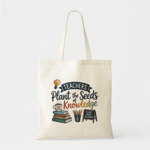 Teacher Gift Sublimation Design, Back to School Tote Bag