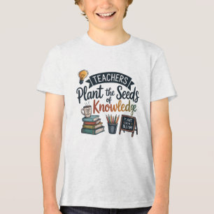 Teacher Gift Sublimation Design, Back to School Tri-Blend Shirt