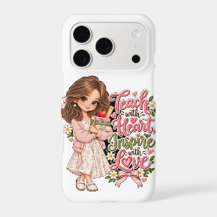 Teacher Gift Teach with Heart Inspire with Love iP