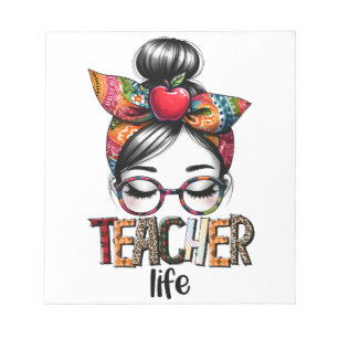Teacher Gift Teacher Life Notepad