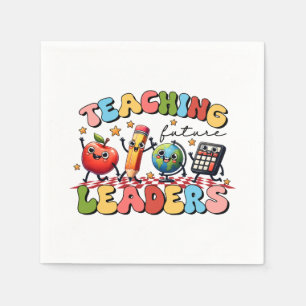 Teacher Gift Teaching Future Leaders Napkin