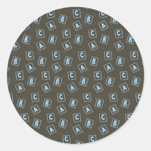 Teacher Gift Teaching Is The One Profession Classic Round Sticker