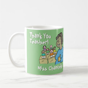 Teacher Gift. Thank You to a Female Teacher Coffee Mug