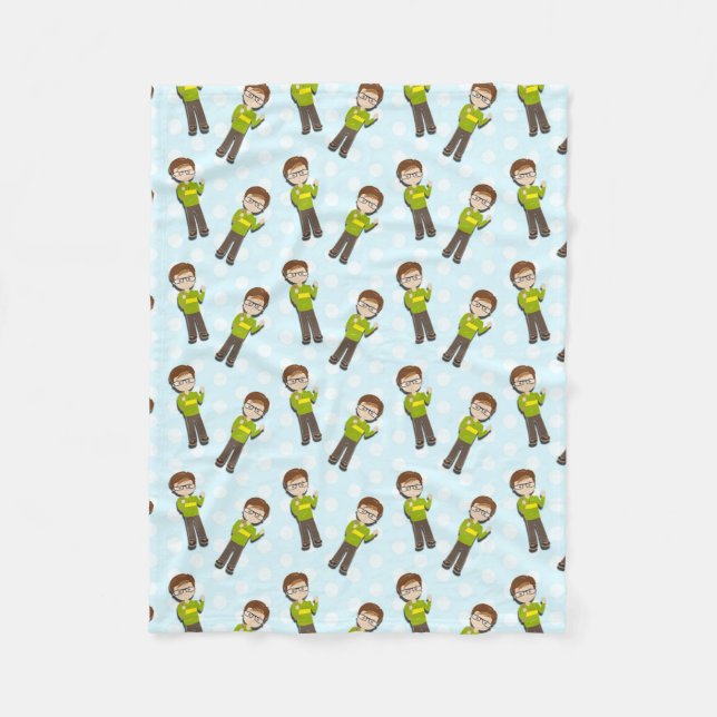 Teacher Gift | The Good Teacher Explains Fleece Blanket (Front)