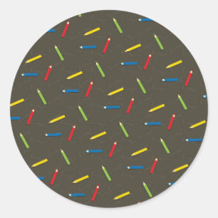 Teacher Gift The Great Teacher Inspires Classic Round Sticker