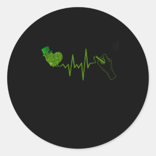 Teacher Gift The Teacher Writes Chalk Classic Round Sticker