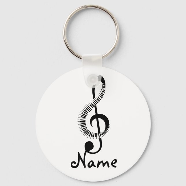 Teacher Gift Under $5 Personalized thank you Key Ring (Front)