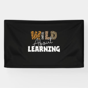 Teacher Gift Wild About Learning Banner