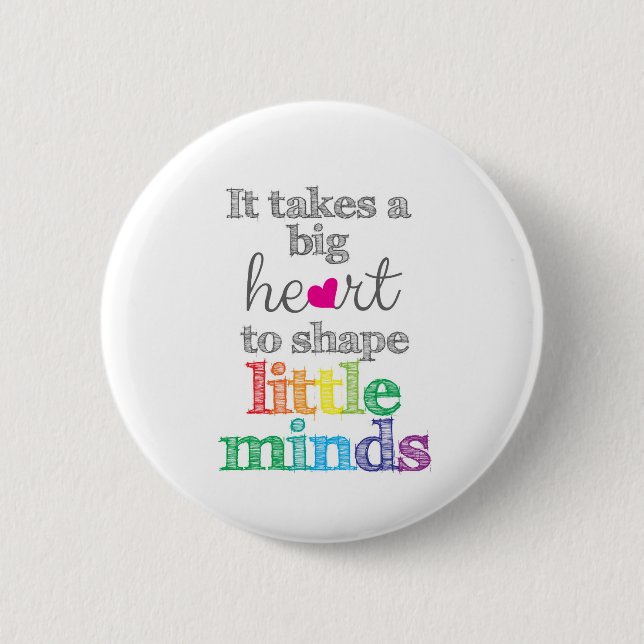 Teacher Gifts: First day of school, teacher 6 Cm Round Badge (Front)
