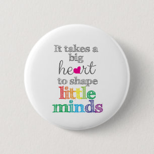 Teacher Gifts: First day of school, teacher 6 Cm Round Badge