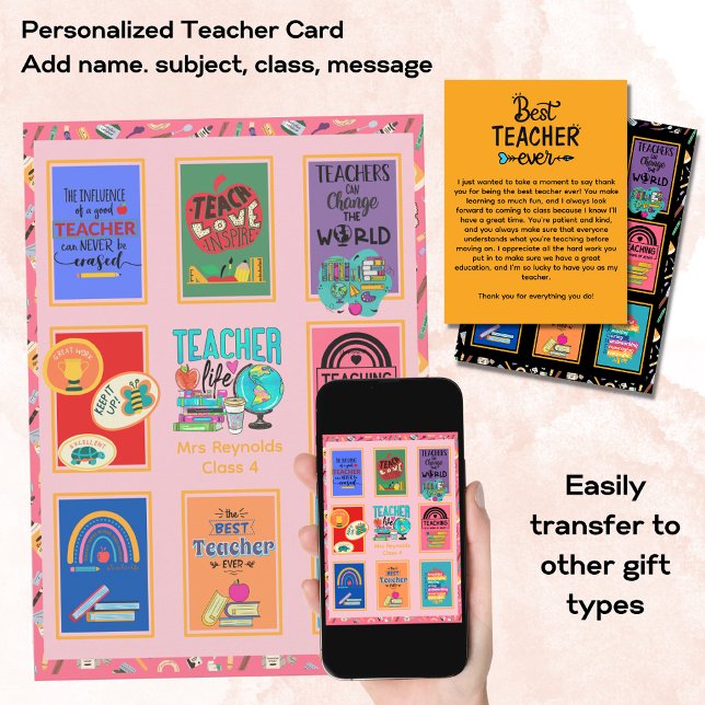 Teacher Gifts Quotes Funny Appreciation Retirement Invitation (Creator Uploaded)