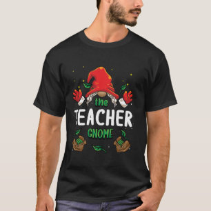 Teacher Gnome Matching Family Group Christmas Paja T-Shirt