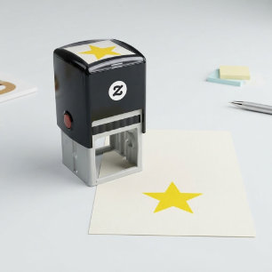 Teacher Gold Star Self-inking Stamp