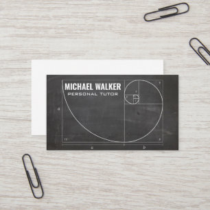 Teacher Golden Ratio Business Card