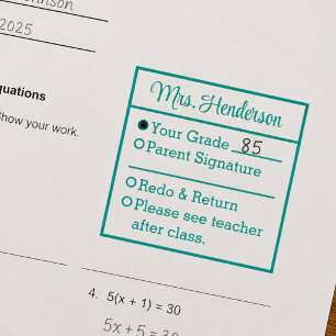 Teacher Grading Self-inking Stamp