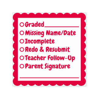Teacher Grading Self-inking Stamp