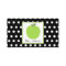 Teacher Green Apple Black With White Polka Dots