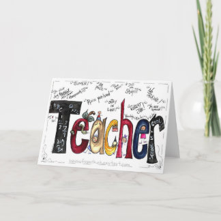 Teacher Greetings Card