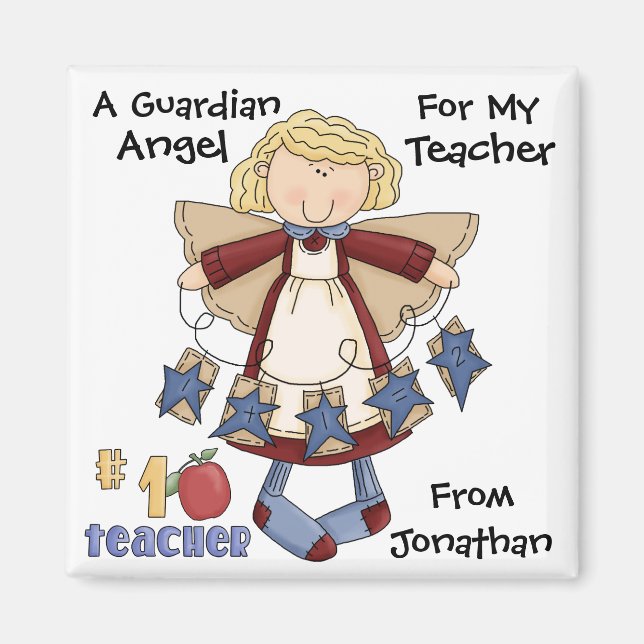 TEACHER Guardian Angel by SRF Magnet (Front)