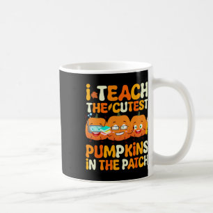 Teacher Halloween Cutest Pumpkins In The Patch Tea Coffee Mug