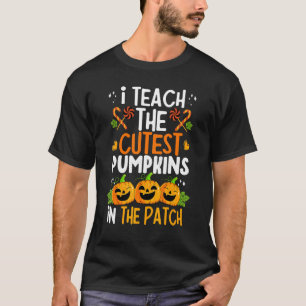 Teacher Halloween Pre K Teacher Kindergarten Cutes T-Shirt