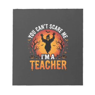 Teacher Halloween Spooky Ghost Teacher Design_1 Notepad