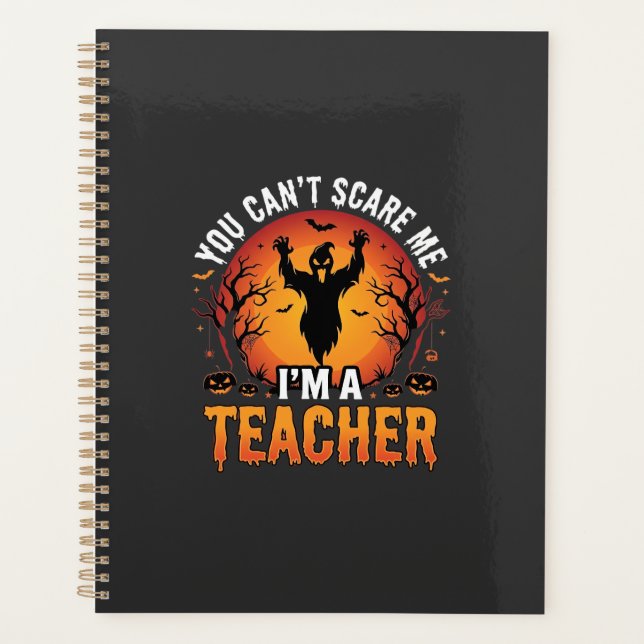 Teacher Halloween Spooky Ghost Teacher Design_1 Planner (Front)