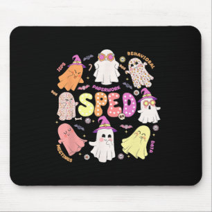 Teacher Halloween Spooky Special Education Team  Mouse Mat