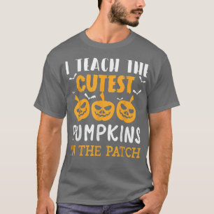Teacher Halloween Teacher Kindergarten Cutest Pump T-Shirt