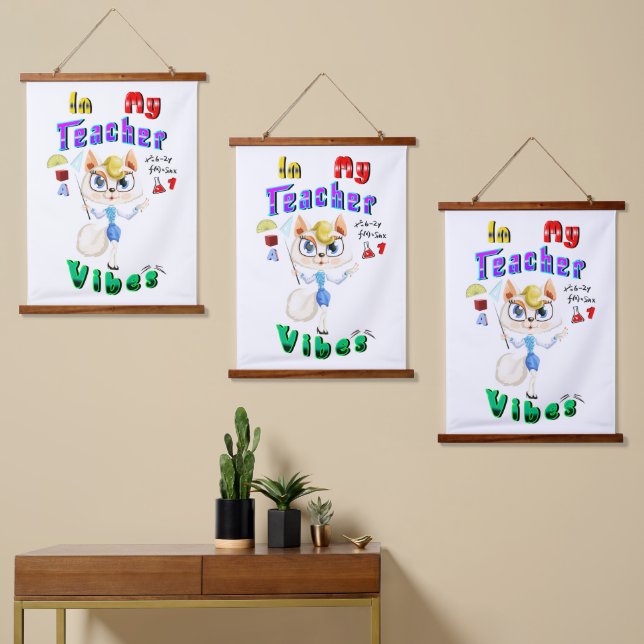 Teacher Hanging Tapestry (Asymmetrical)