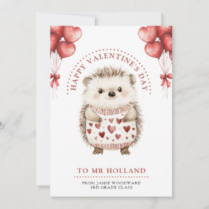 Teacher Happy Valentine's Day    Holiday Card