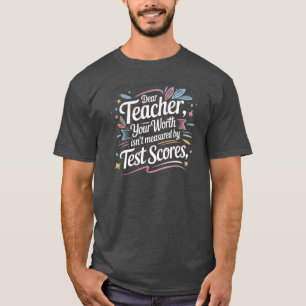 Teacher Health Matters Chalkboard Quote retro T-Shirt