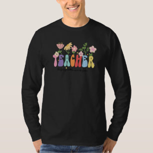 Teacher Helping Little Minds Grow Cute Elementary T-Shirt