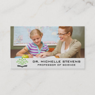 Teacher Helping   Mentoring Student Business Card