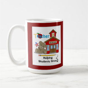 Teacher - Helping Students Grow - Custom Mug