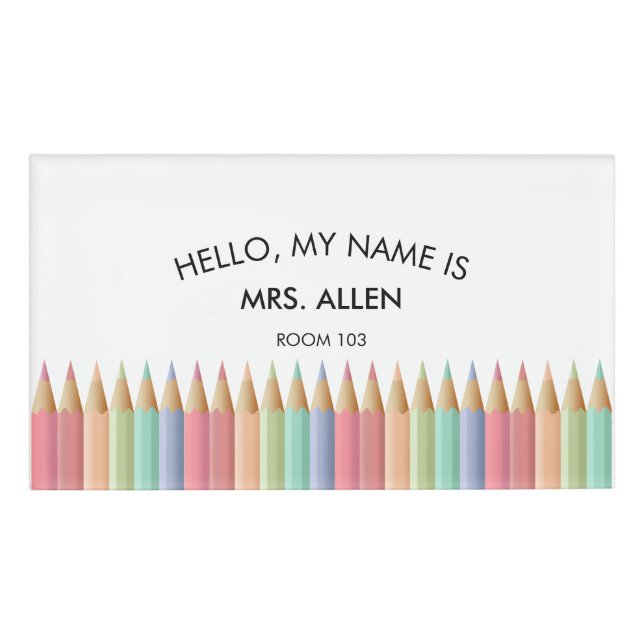 Teacher ID Badge (Front)