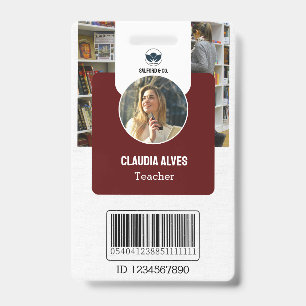 Teacher ID Card   Navy Collage School ID Card Badge