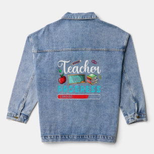 Teacher In Progress Loading New Future Teacher Gra Denim Jacket