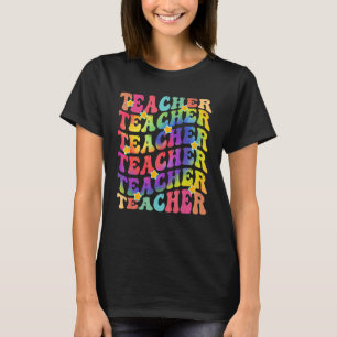 Teacher Inspirational Colourful Elementary School  T-Shirt