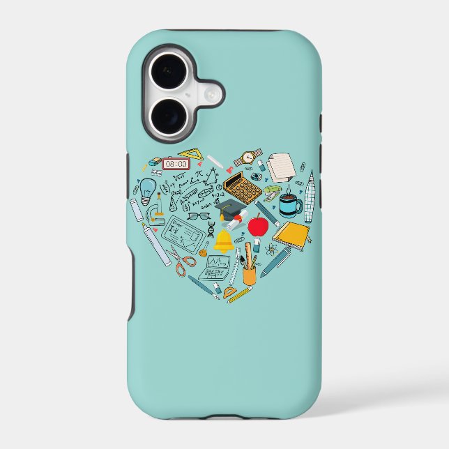 Teacher Instructor Professor Tool Heart (Back)