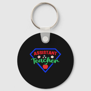 Teacher Istant Superhero Appreciation Back To Scho Key Ring