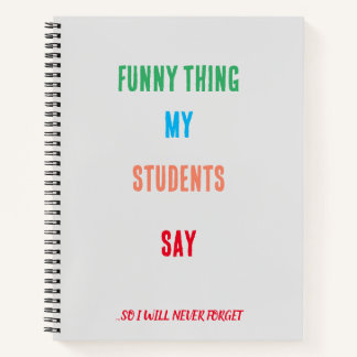 Teacher Journal Spiral Notebook