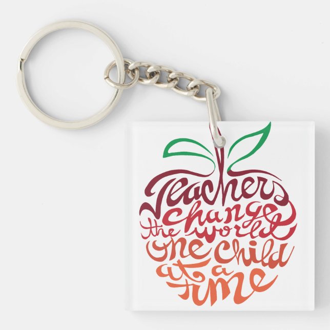 Teacher key Chain (Front)