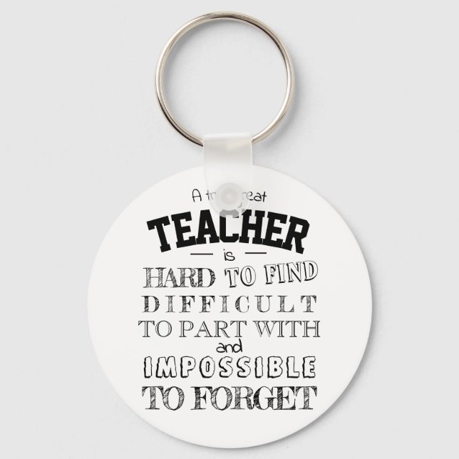 Teacher keychain Thank you Appreciation Gift  (Front)