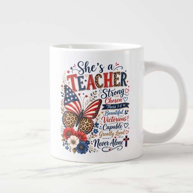 Teacher Large Coffee Mug (Right)